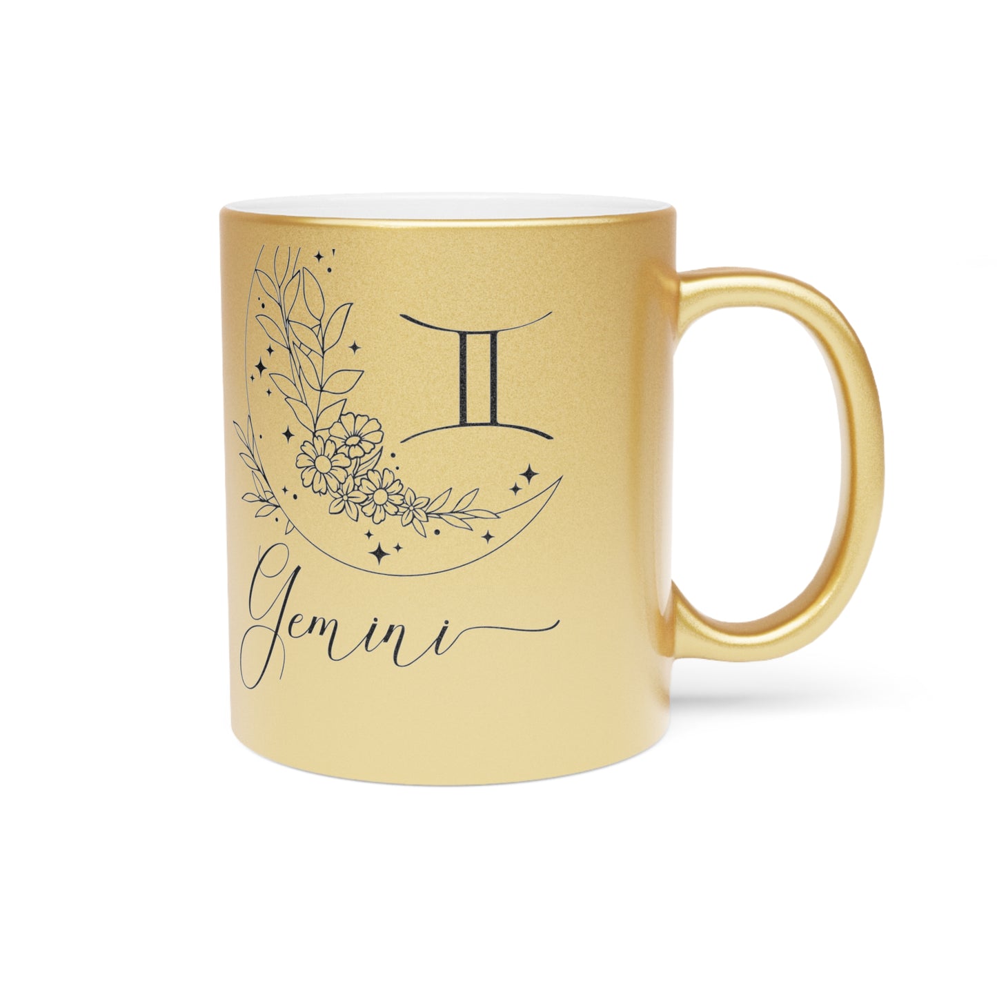 Gemini Metallic Mug (Silver/Gold)