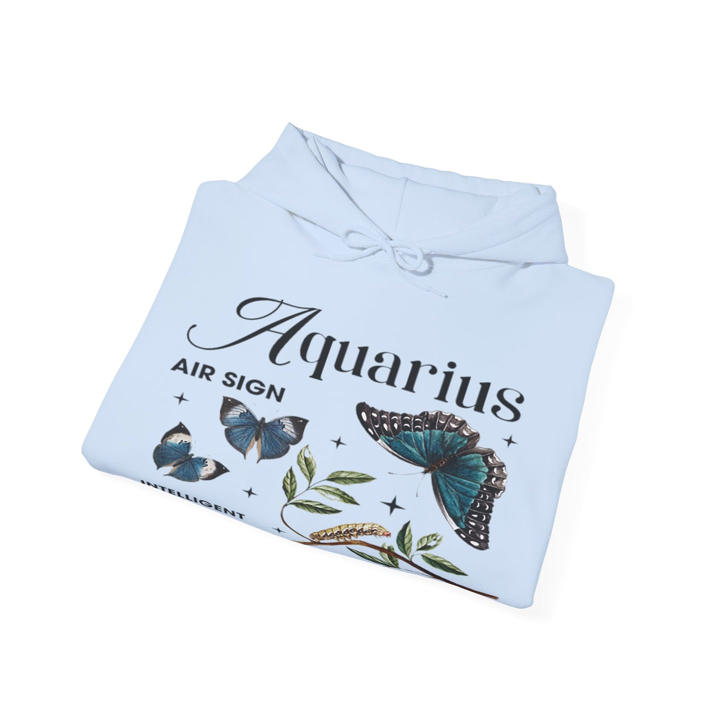 Aquarius Unisex Hooded Sweatshirt_Gildan 18500