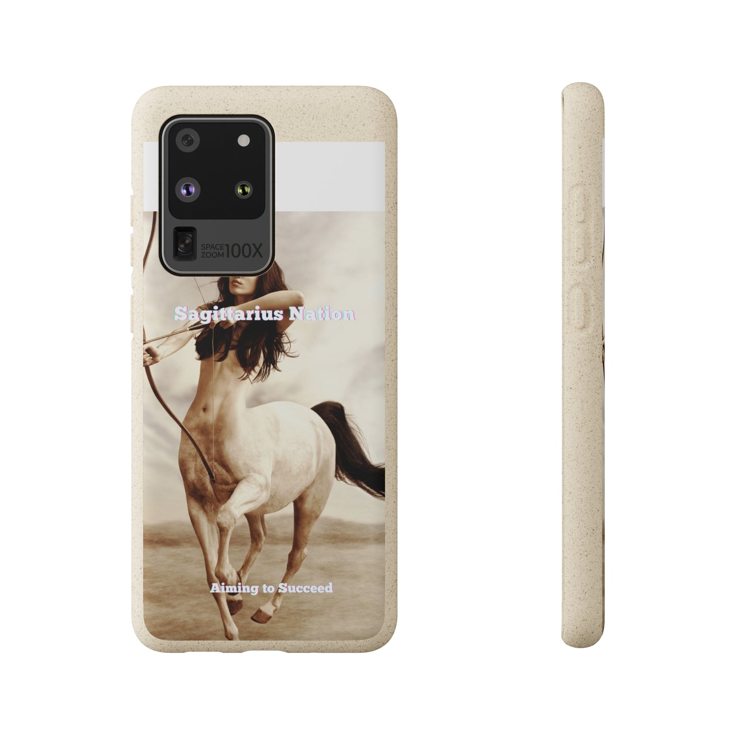 Phone Case - Biodegradable Sagittarius Constellation Design