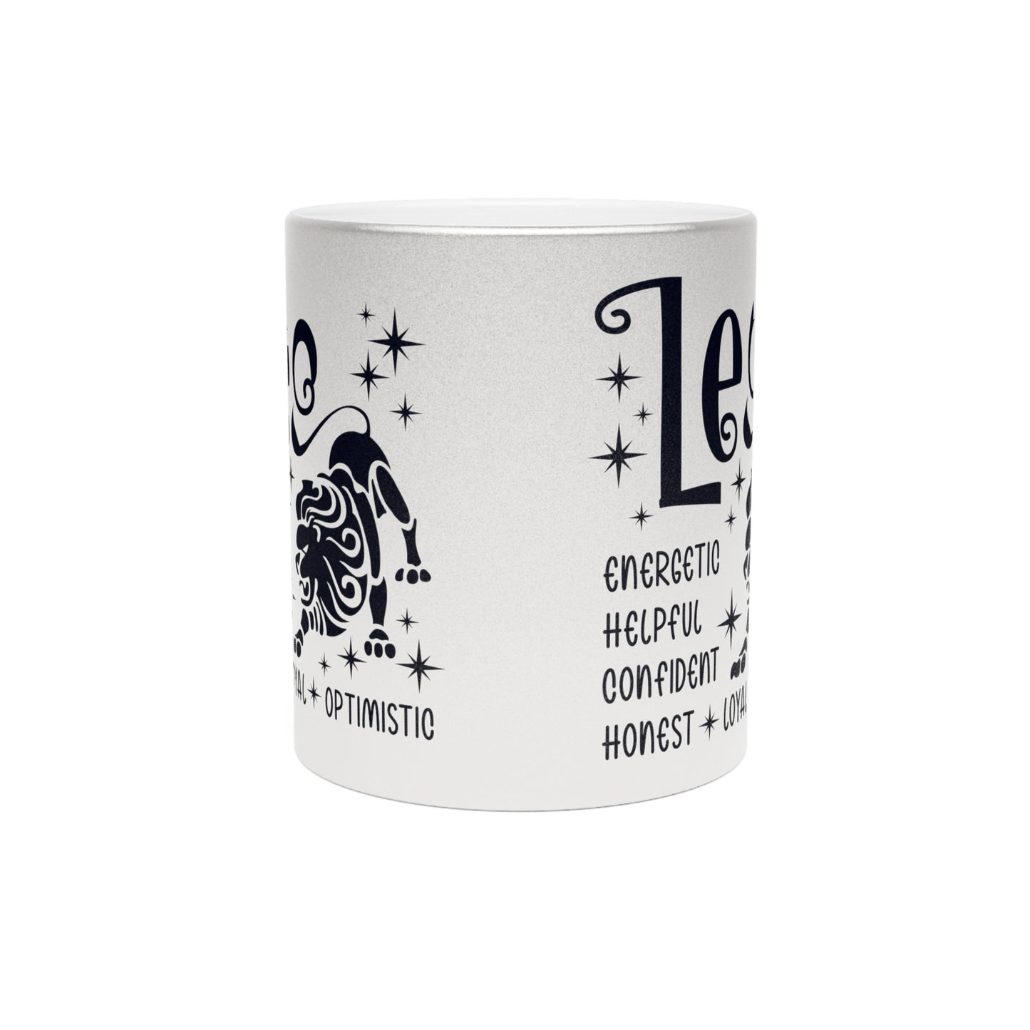 Leo Metallic Mug (Silver/Gold)