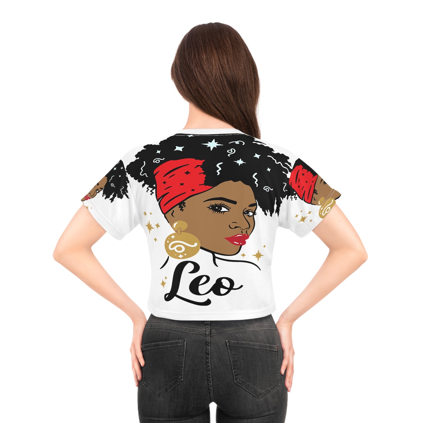 LeoNation Crop Tee - Unique Zodiac Design for Leo Lovers
