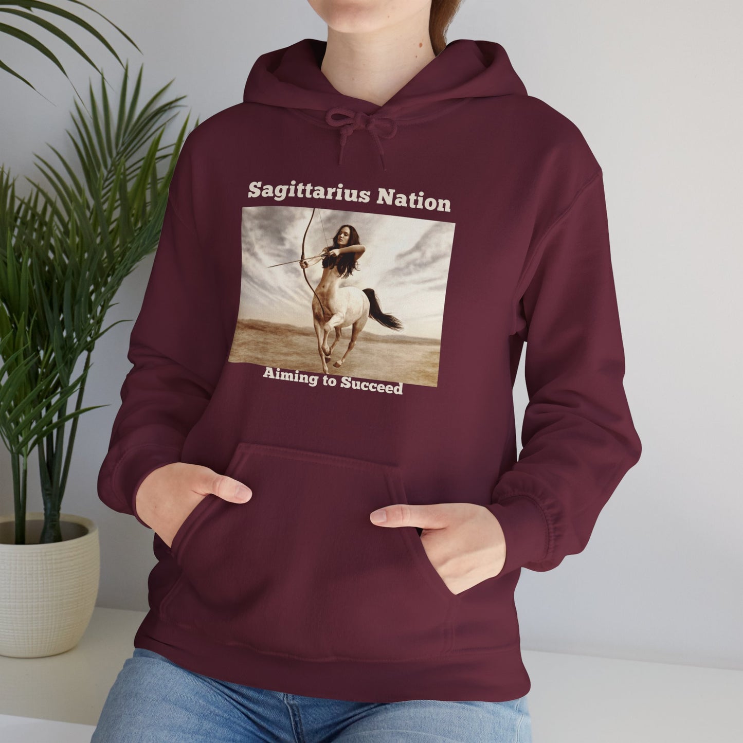 Unisex Heavy Blend™ Hooded Sweatshirt *Gildan 18500_Sagittarius ♐