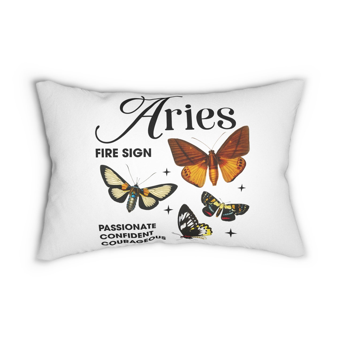 Modern Spun Polyester Lumbar Pillow/Aries *NEW*
