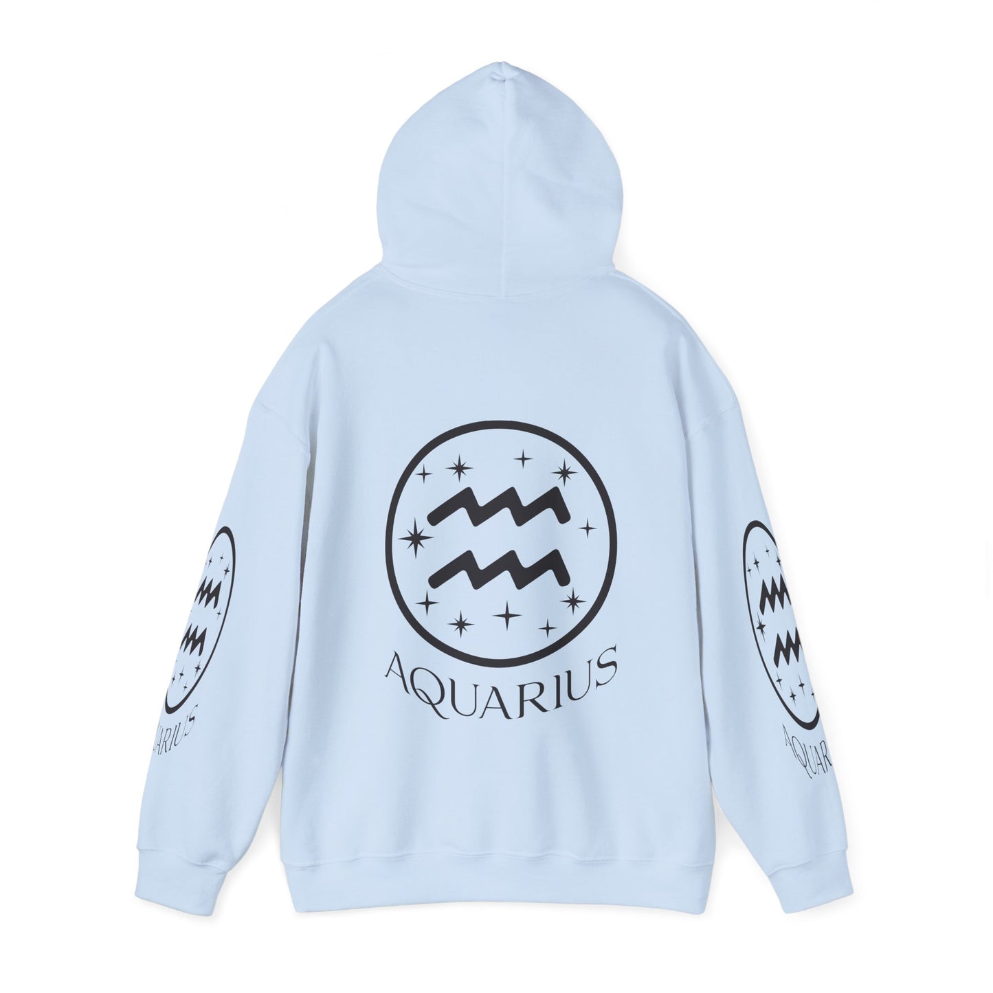Aquarius Unisex Hooded Sweatshirt_Gildan 18500