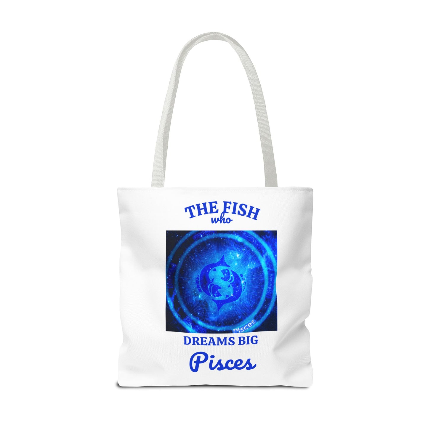 Pisces Custom Tote Bag with Multiple Handle Colors