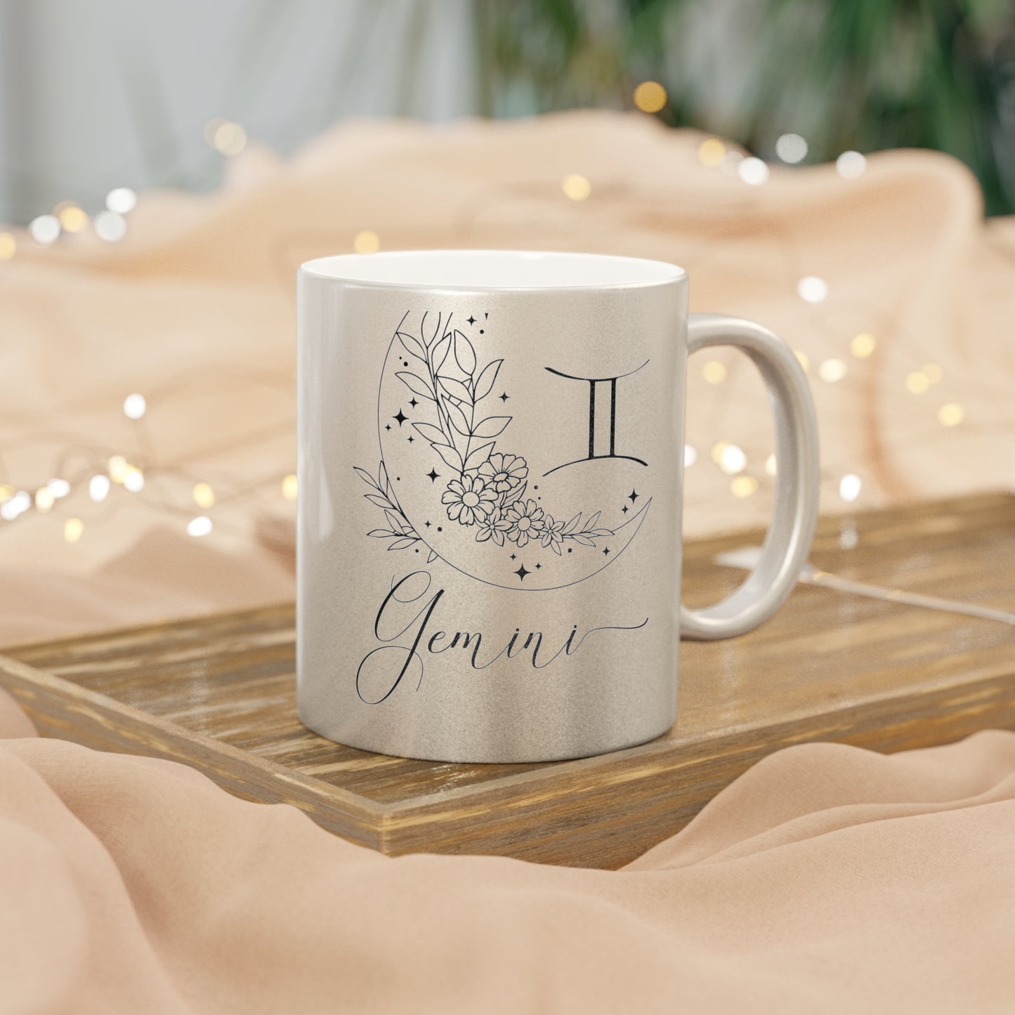 Gemini Metallic Mug (Silver/Gold)