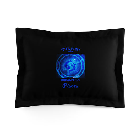 Microfiber Pillow Sham_PiscesDreams/Black