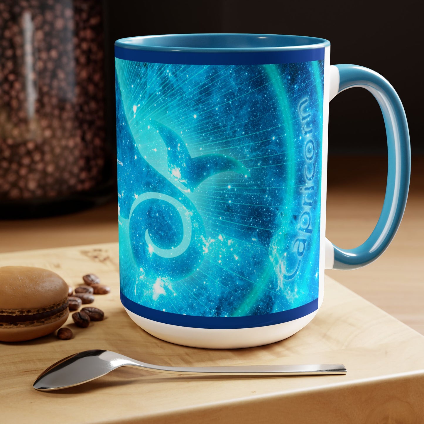 Two-Tone Coffee Mugs, 15oz__CAPRICORN