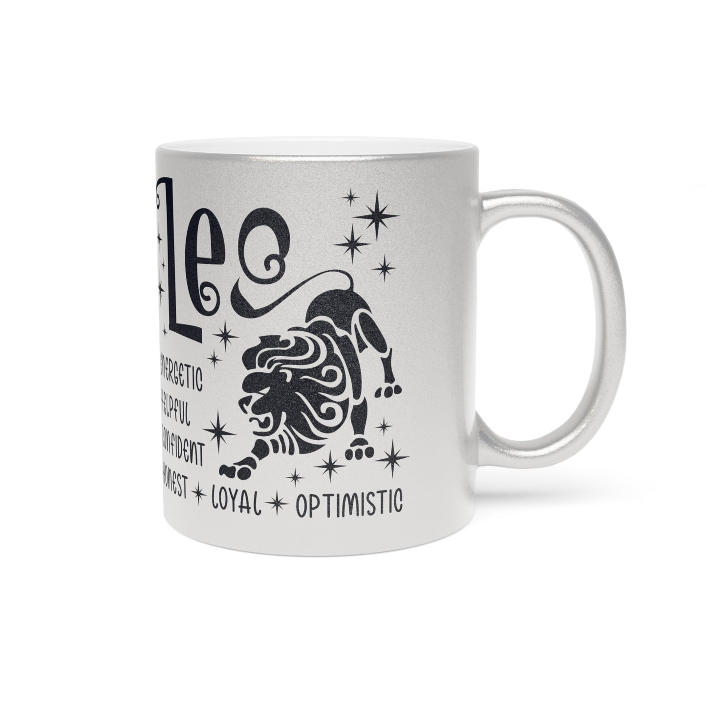 Leo Metallic Mug (Silver/Gold)