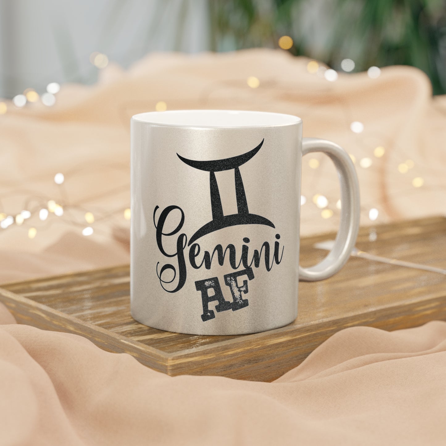 Gemini Metallic Mug (Silver/Gold)