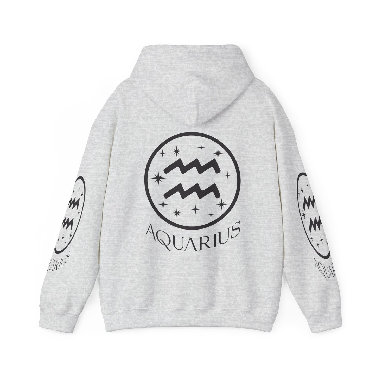 Aquarius Unisex Hooded Sweatshirt_Gildan 18500