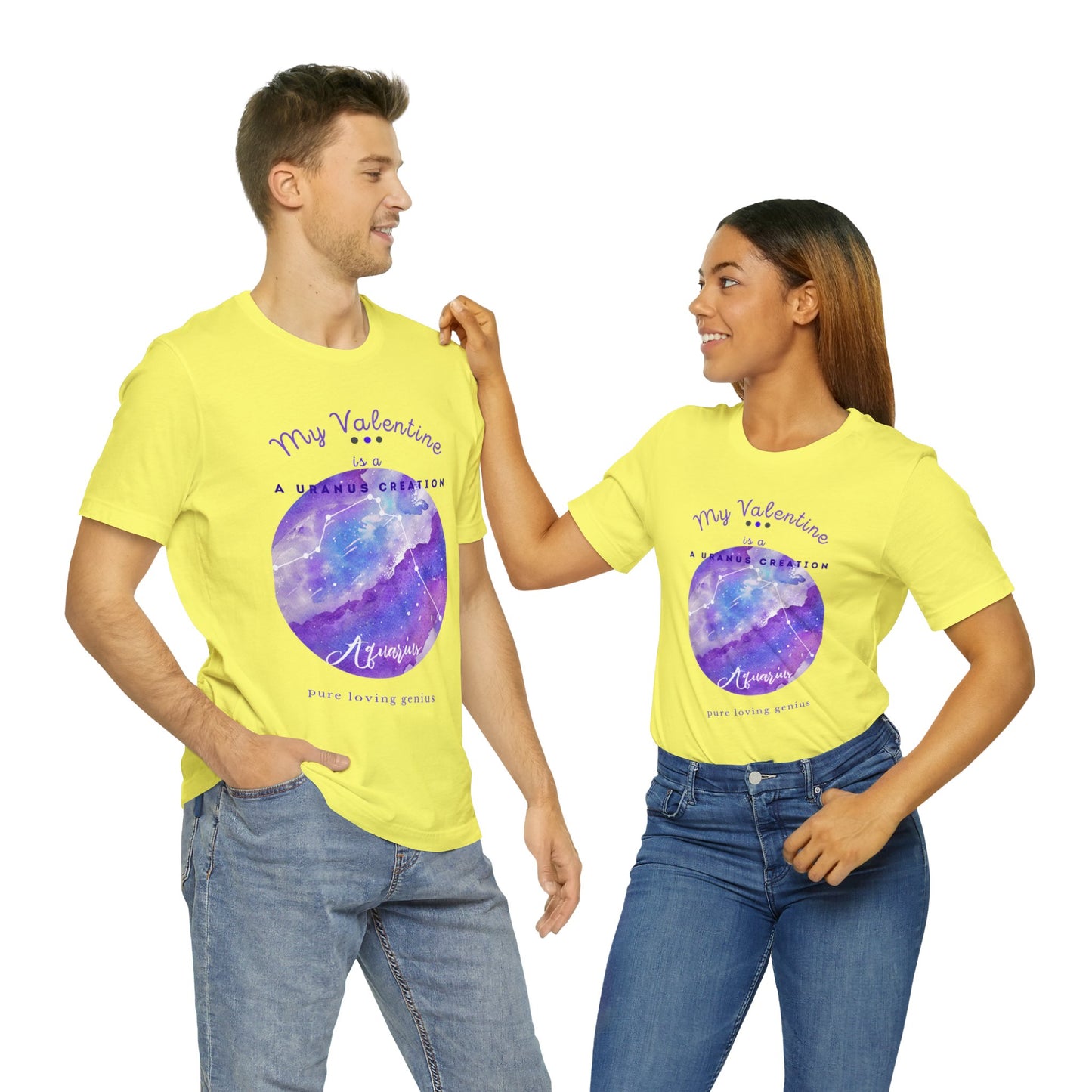Unisex Jersey Short Sleeve Tee_____Aquarius/Valentine