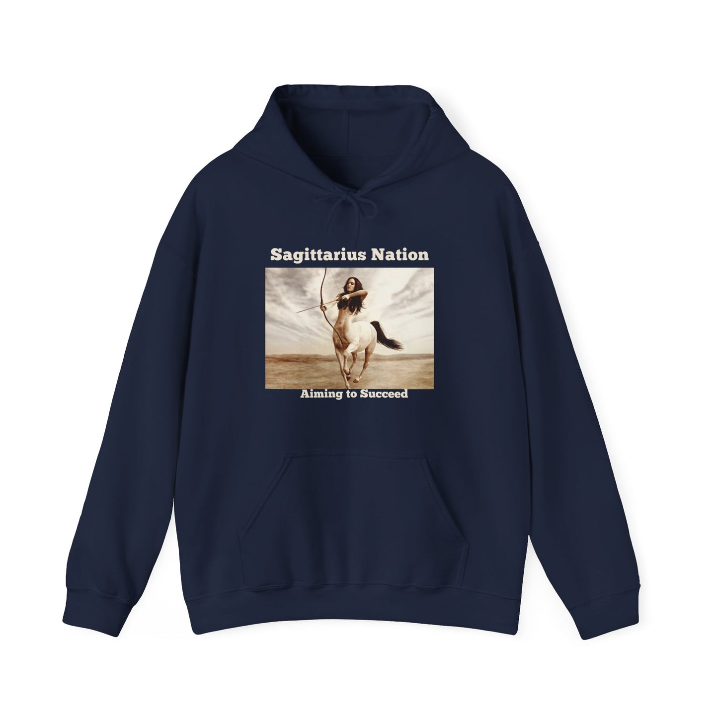 Sagittarius Dark Colors Hooded Sweatshirt