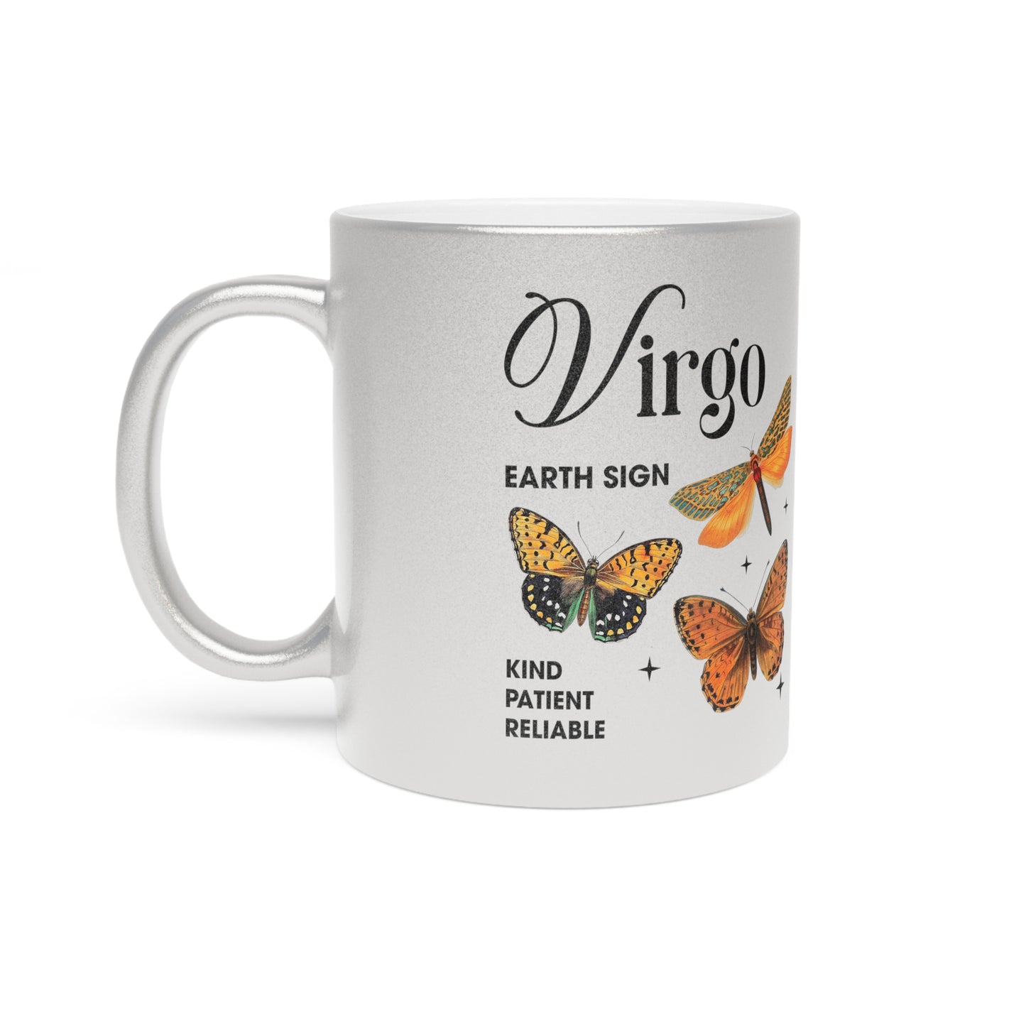 Virgo Metallic Mug (Silver/Gold)