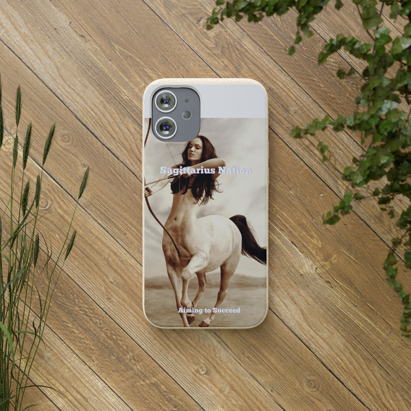 Phone Case - Biodegradable Sagittarius Constellation Design