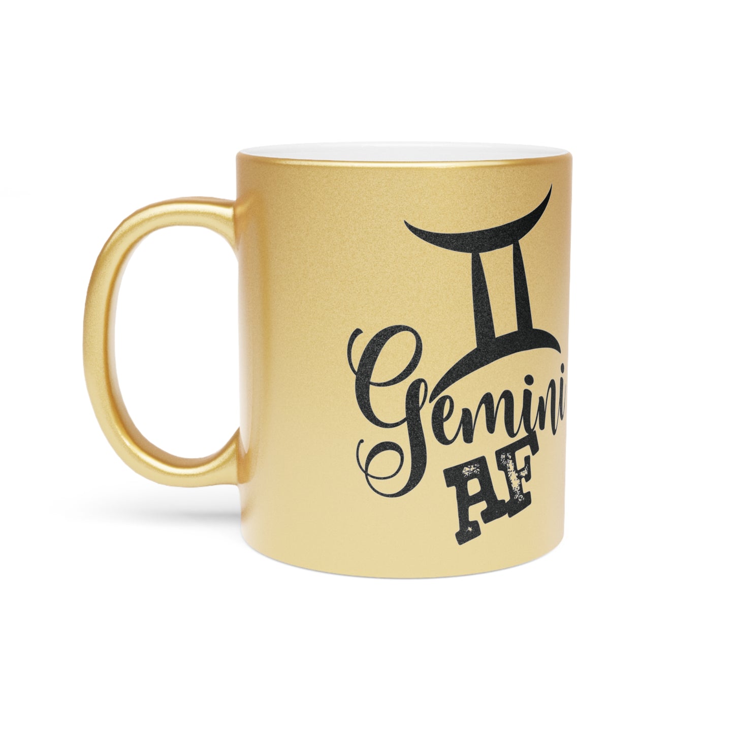 Gemini Metallic Mug (Silver/Gold)