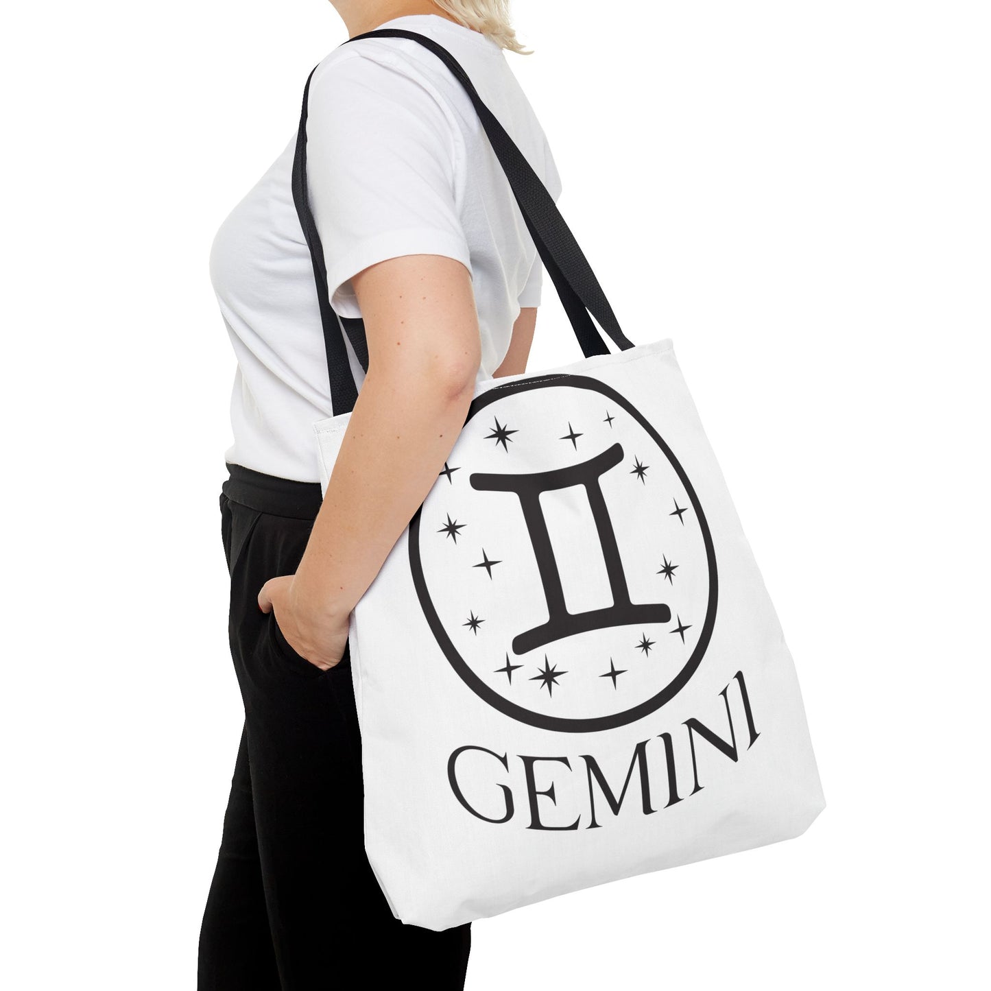 Gemini Custom Tote Bag with Multiple Handle Colors