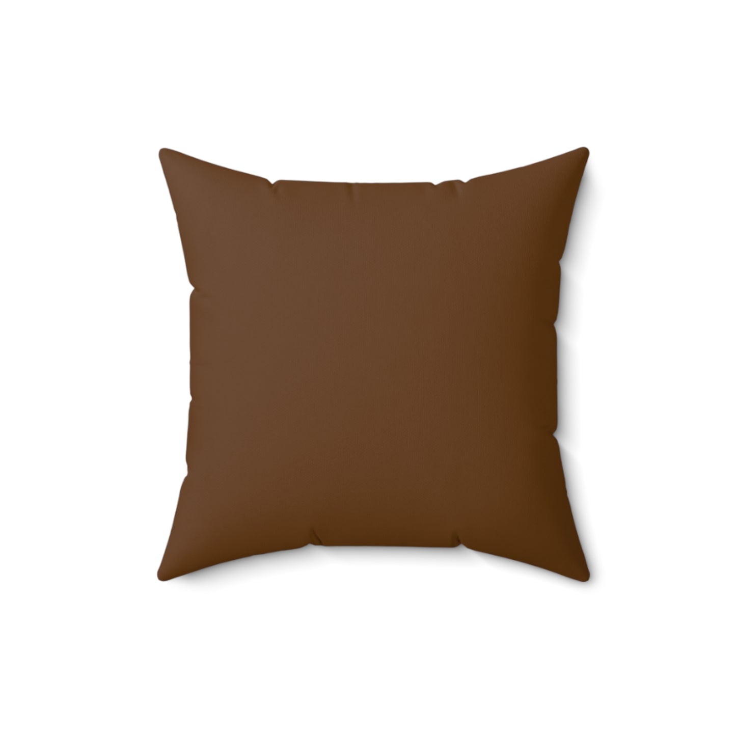 Brown Accent/ Spun Polyester Square Pillow__Aries Nation