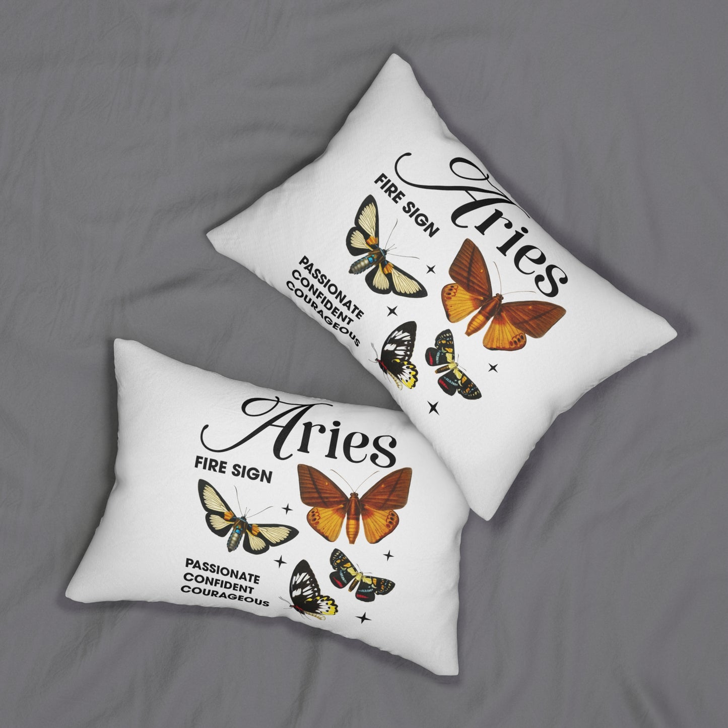Modern Spun Polyester Lumbar Pillow/Aries *NEW*