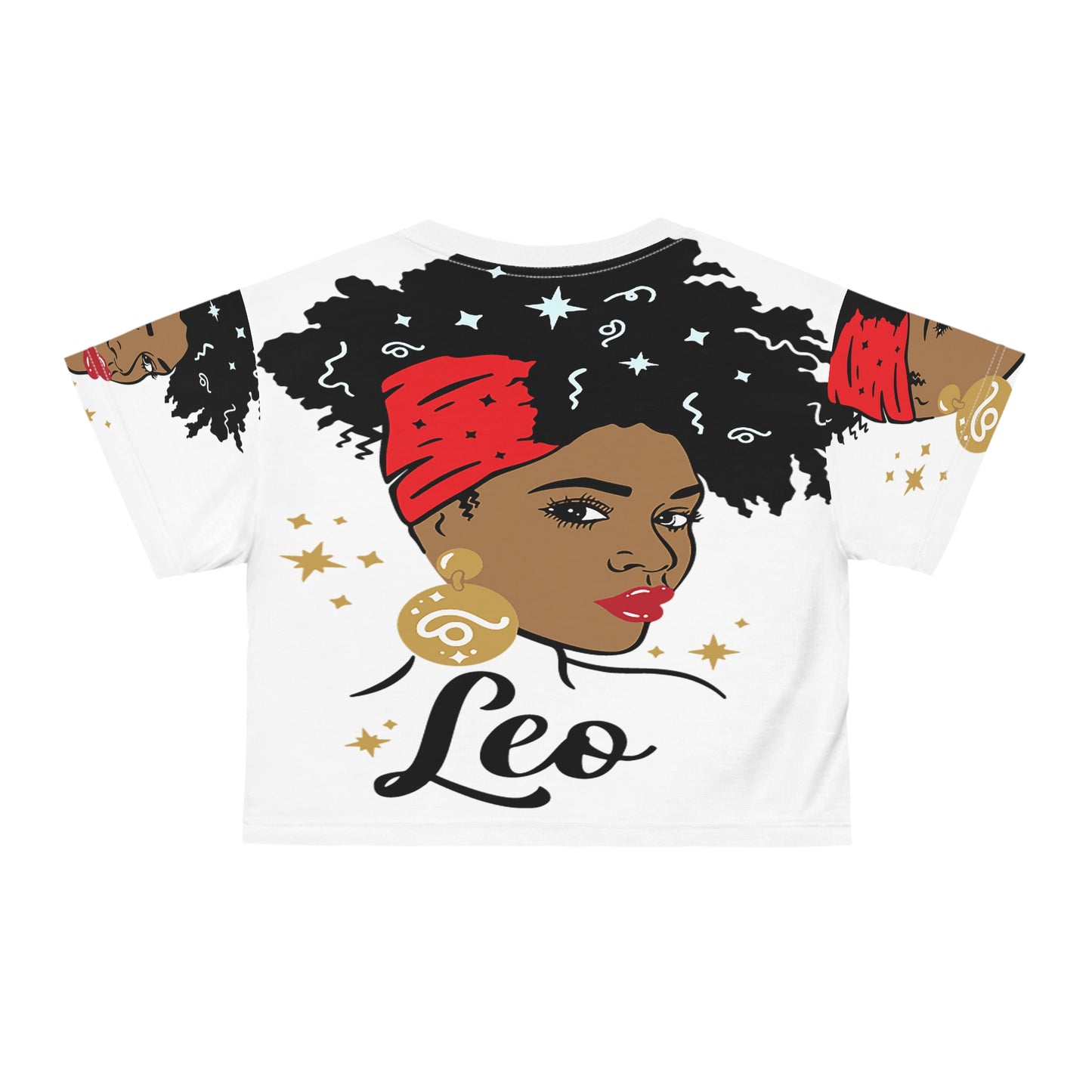 LeoNation Crop Tee - Unique Zodiac Design for Leo Lovers
