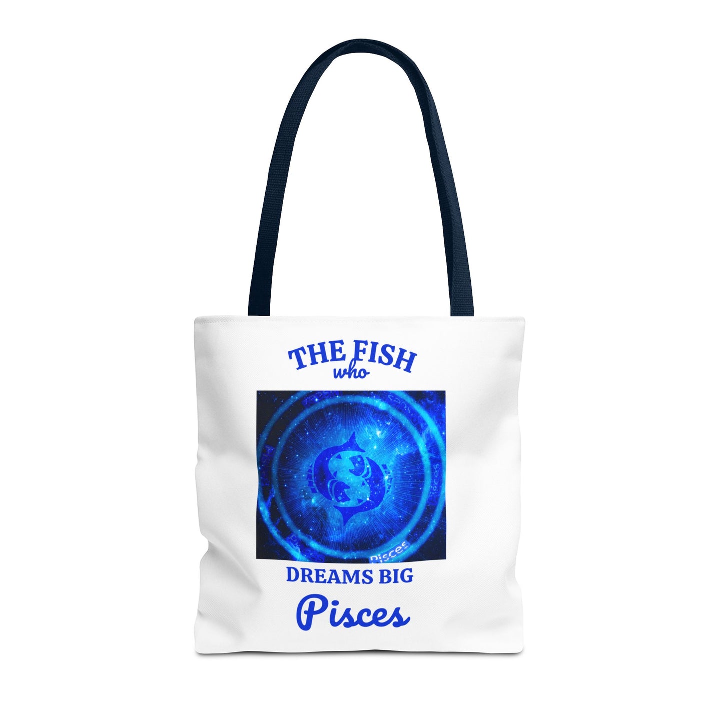 Pisces Custom Tote Bag with Multiple Handle Colors