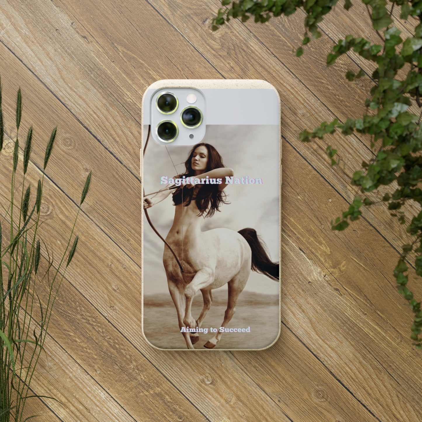 Phone Case - Biodegradable Sagittarius Constellation Design