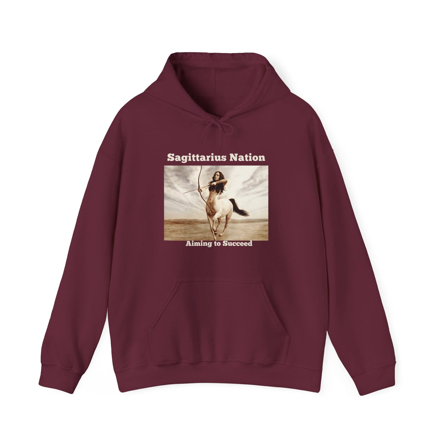 Sagittarius Dark Colors Hooded Sweatshirt