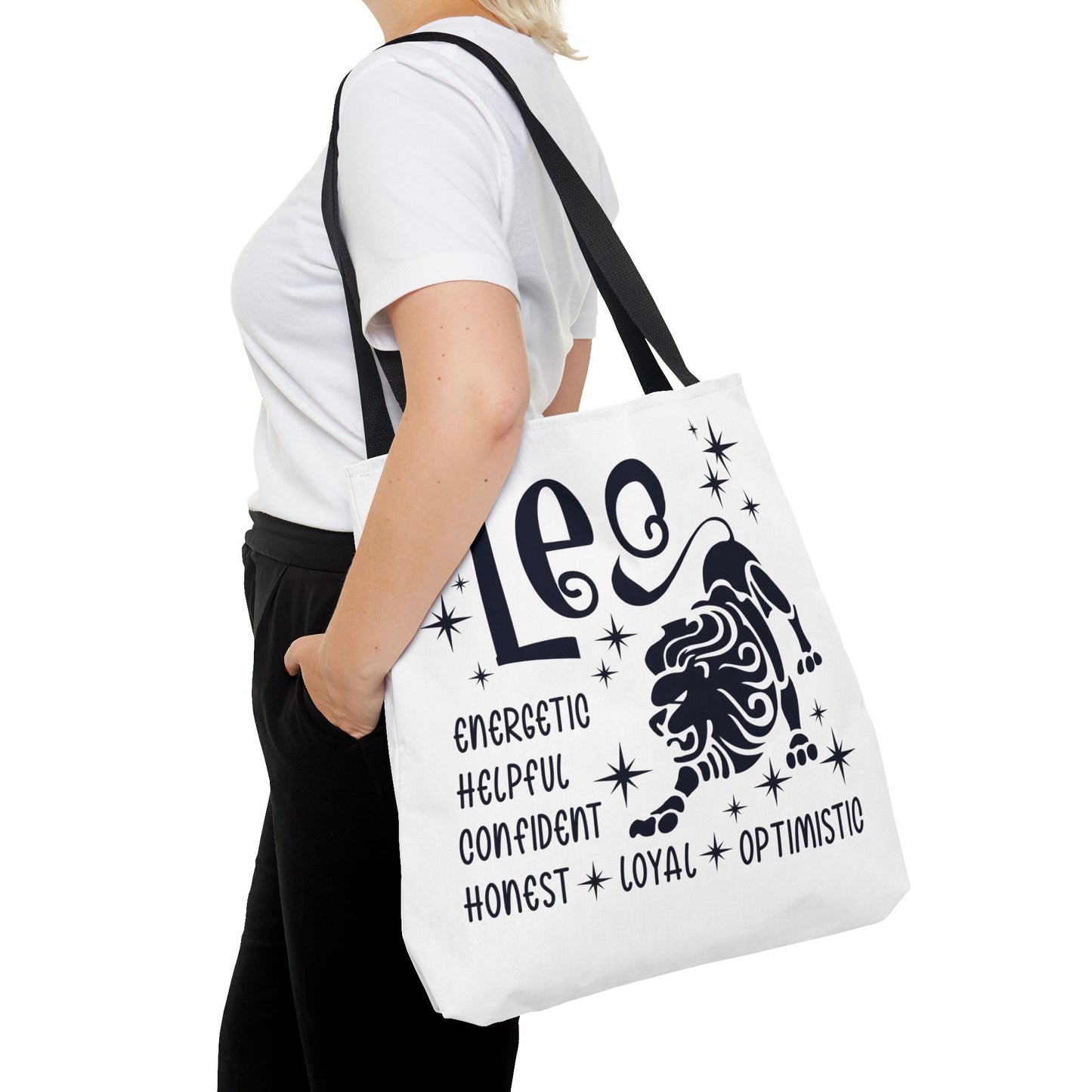 Leo Custom Tote Bag with Multiple Handle Colors