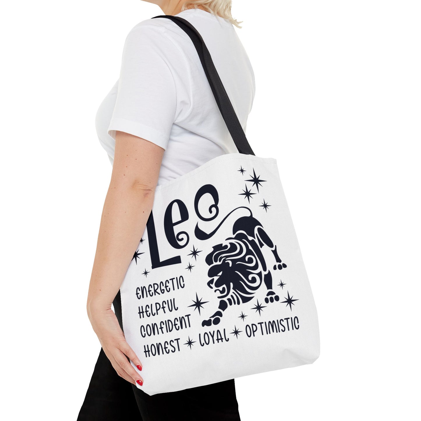 Leo Custom Tote Bag with Multiple Handle Colors