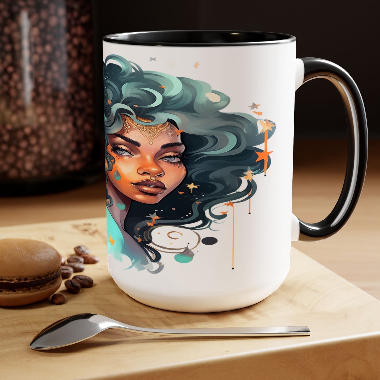 Two-Tone Coffee Mugs, 15oz_ GeminiTwins