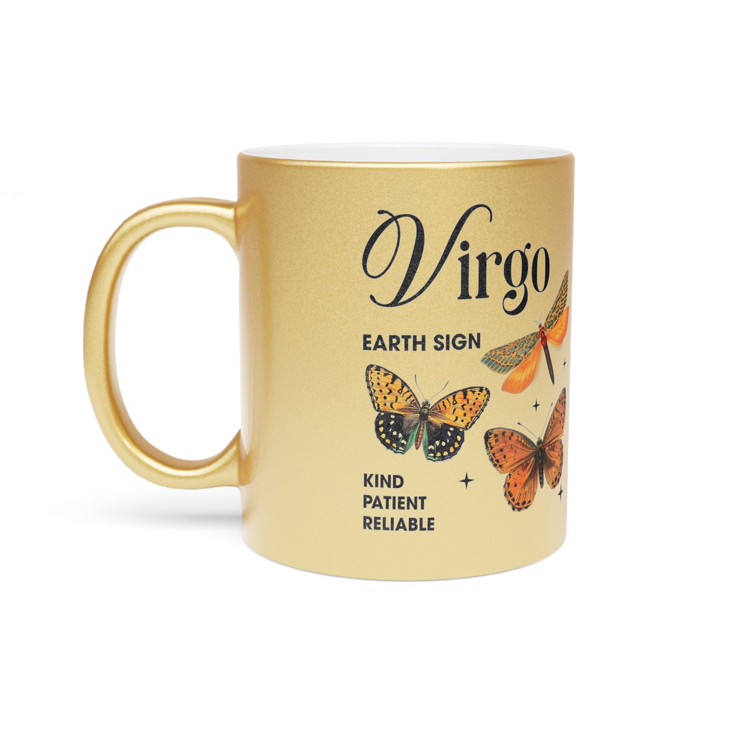 Virgo Metallic Mug (Silver/Gold)