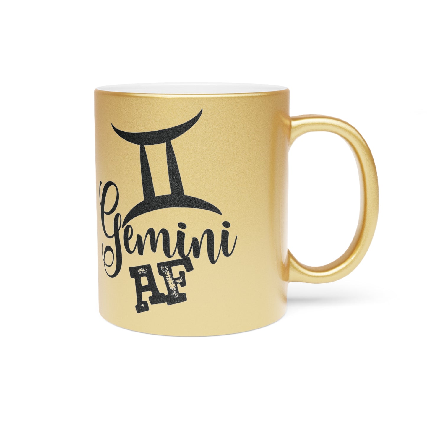 Gemini Metallic Mug (Silver/Gold)