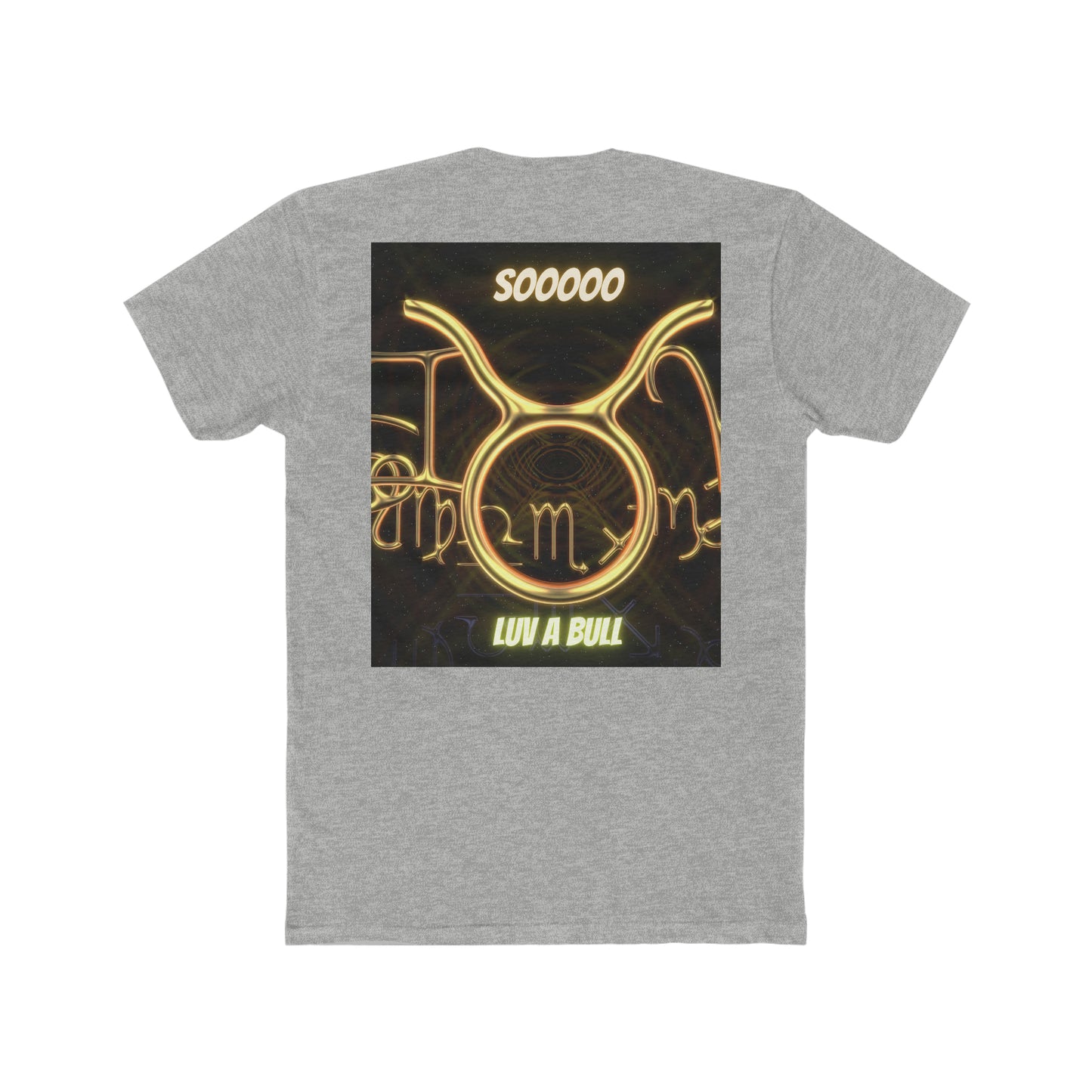 Men's Cotton Crew Tee___Taurus Nation