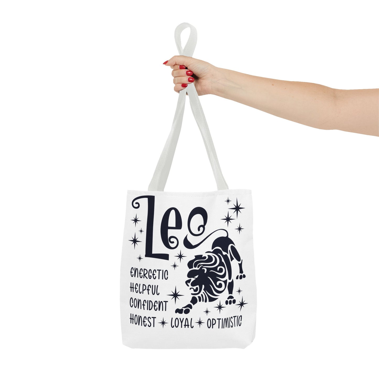 Leo Custom Tote Bag with Multiple Handle Colors