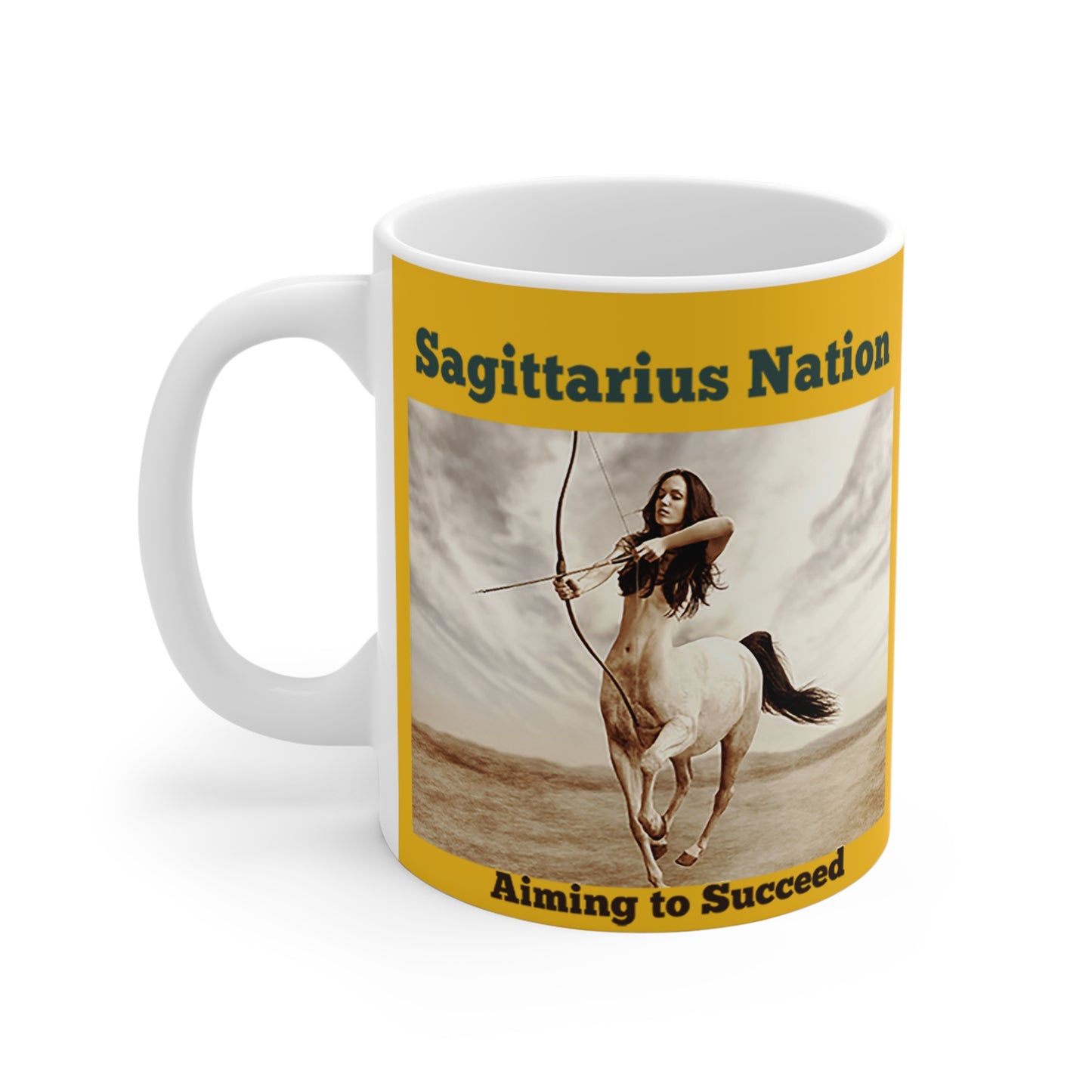 Sagittarius Ceramic Mugs/ Yellow(11oz / 15oz /20oz)
