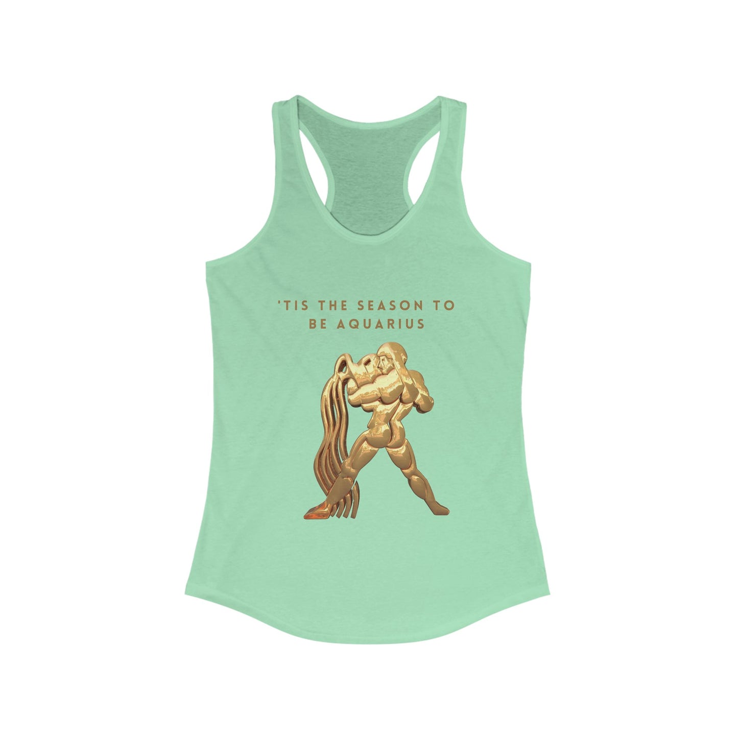 Women's Ideal Racerback Tank___Aquarius/