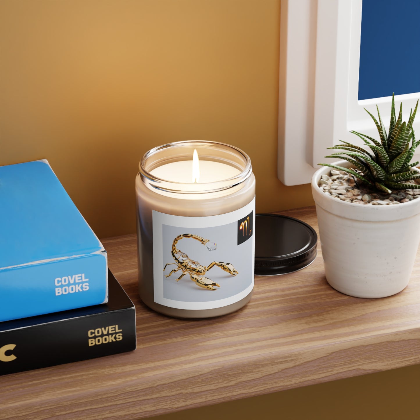 9 oz scented candle/Scorpio