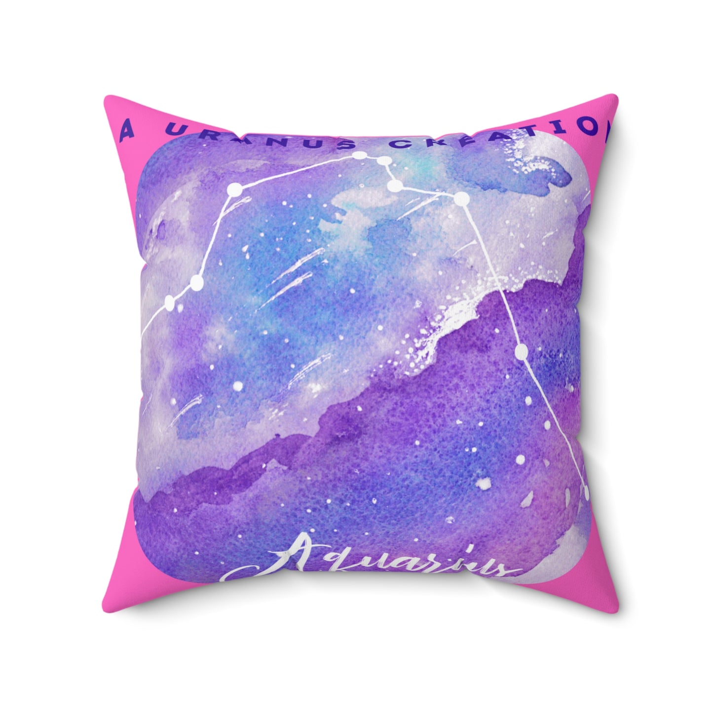 Aquarius Spun Polyester Pillow