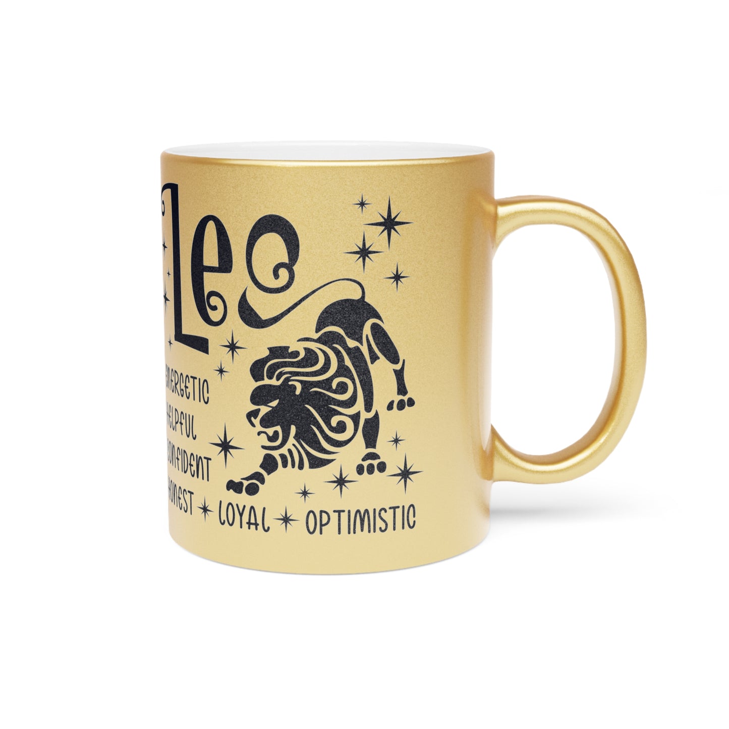 Leo Metallic Mug (Silver/Gold)