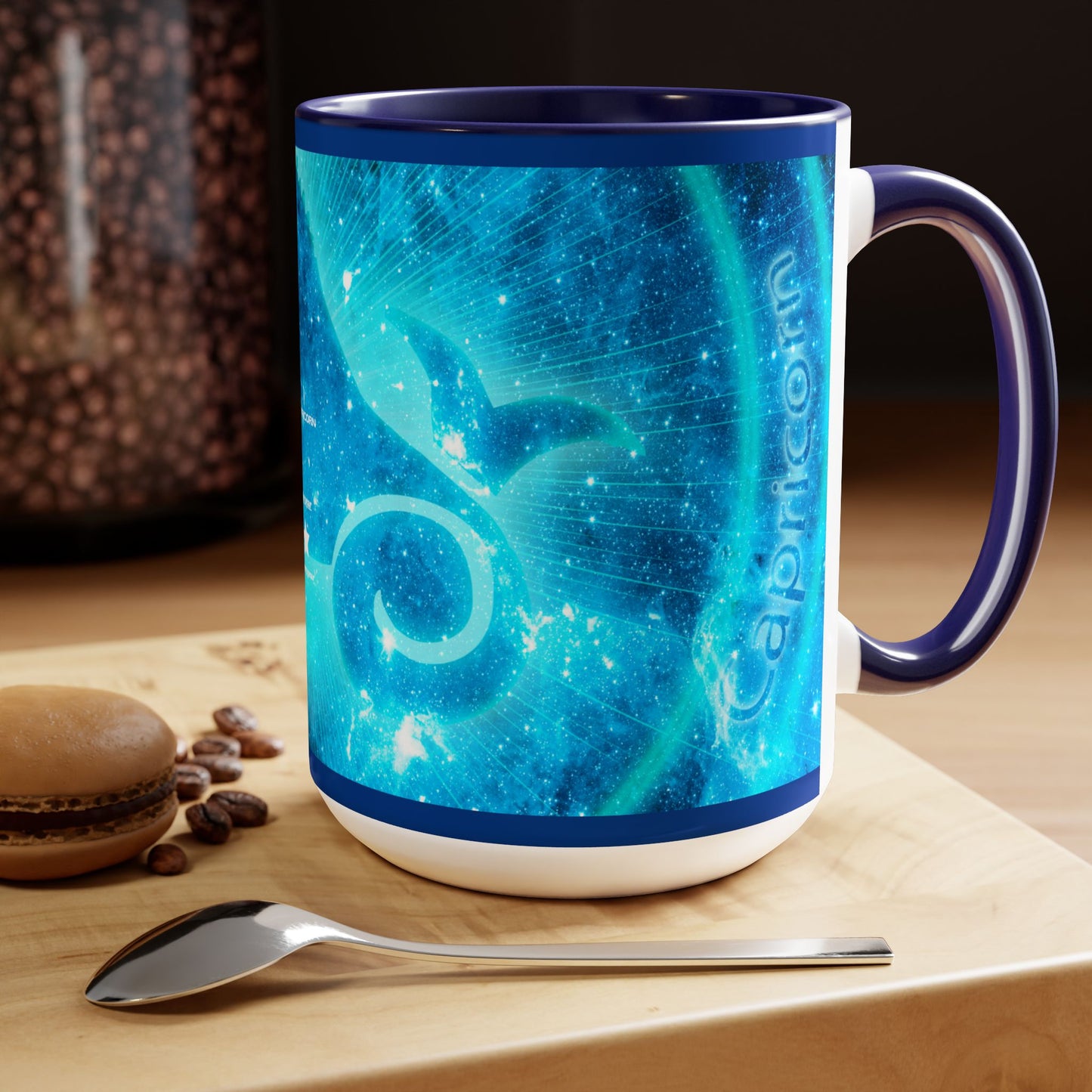 Two-Tone Coffee Mugs, 15oz__CAPRICORN
