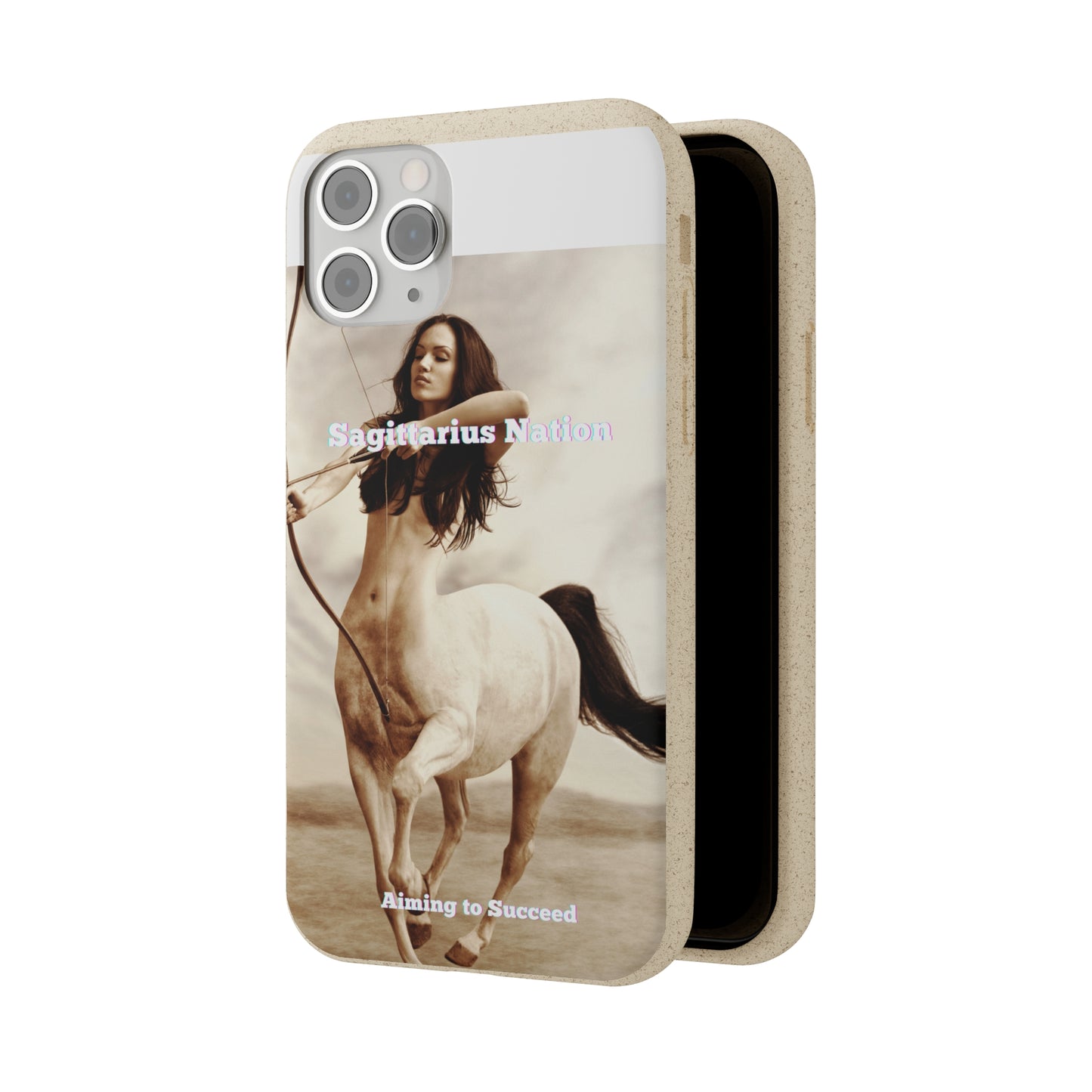 Phone Case - Biodegradable Sagittarius Constellation Design