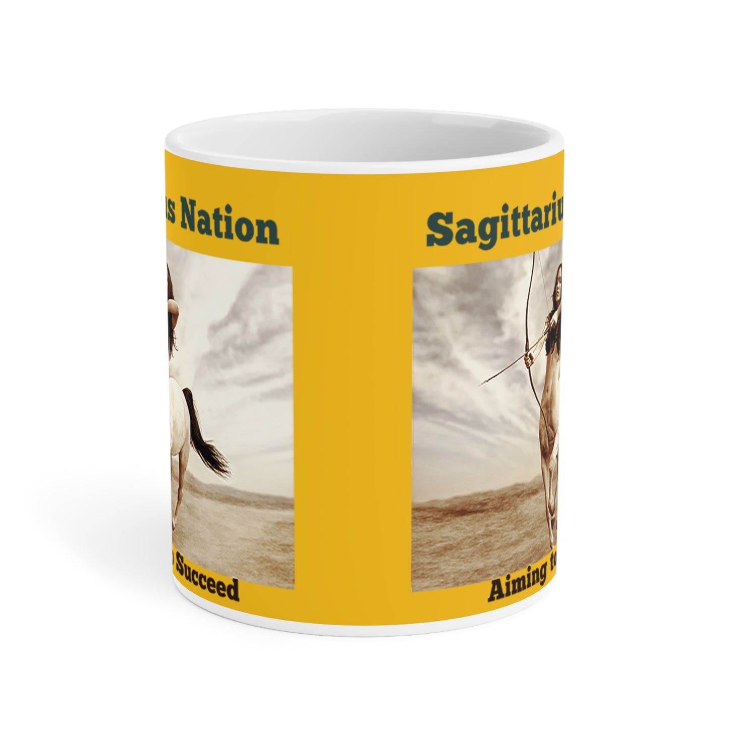 Sagittarius Ceramic Mugs/ Yellow(11oz / 15oz /20oz)