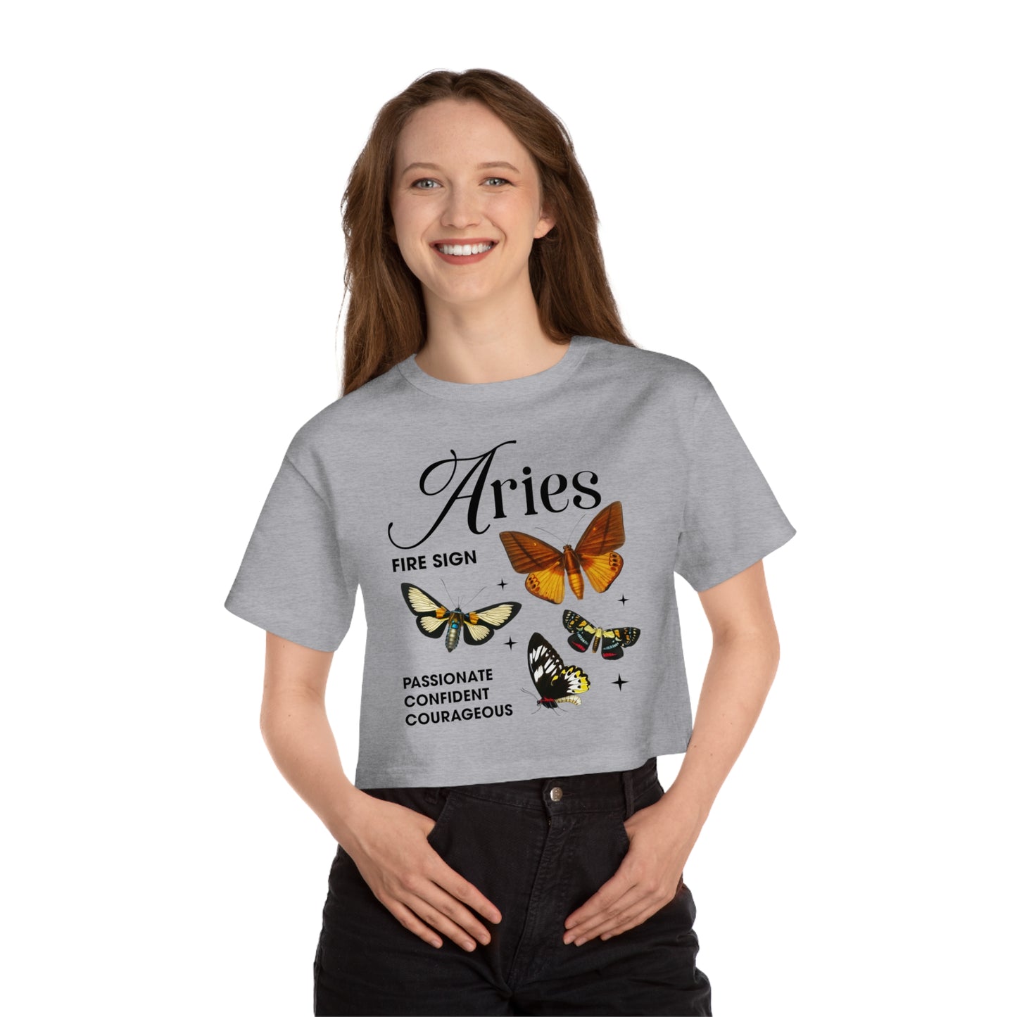 Champion Women's Heritage Cropped T-Shirt_Aries