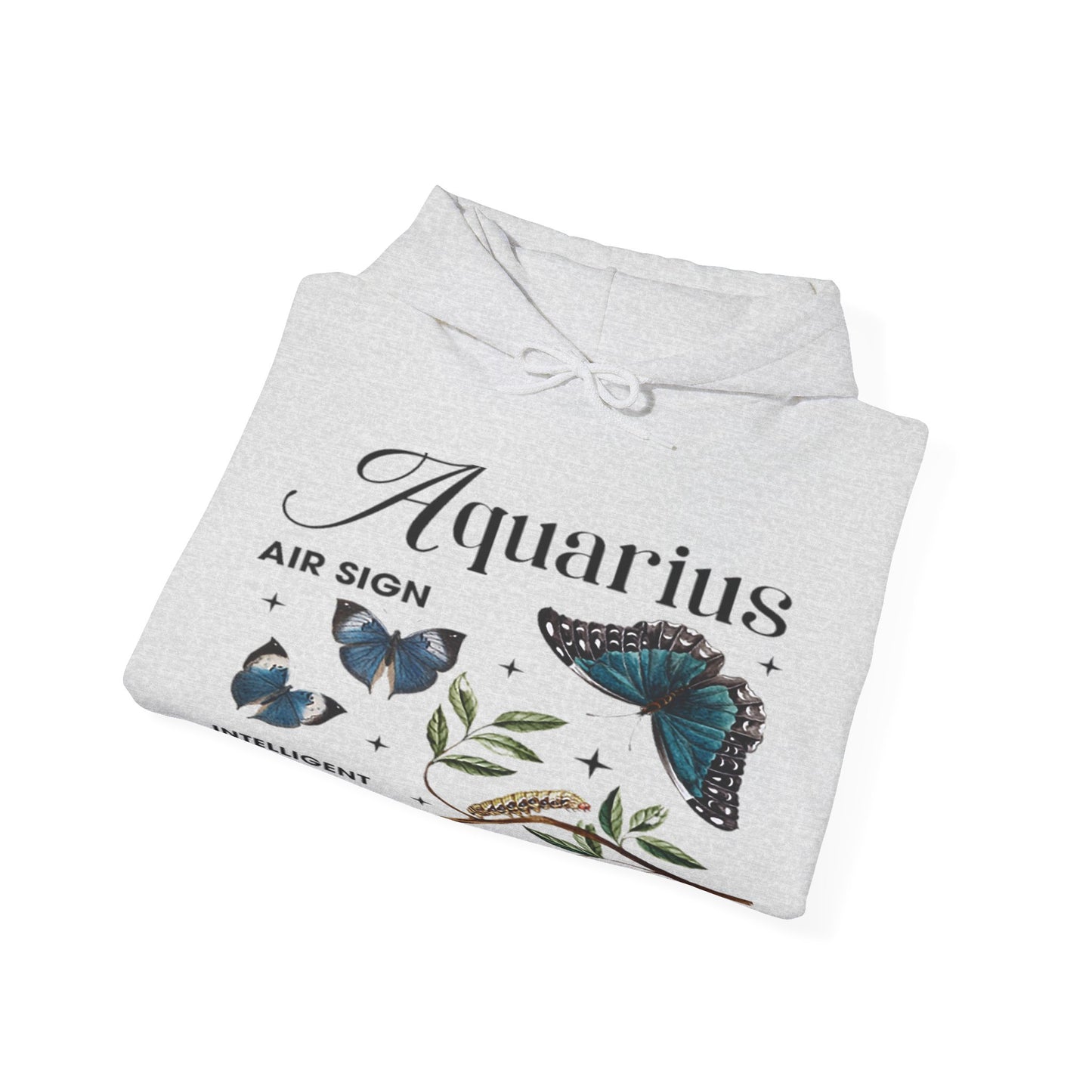Aquarius Unisex Hooded Sweatshirt_Gildan 18500