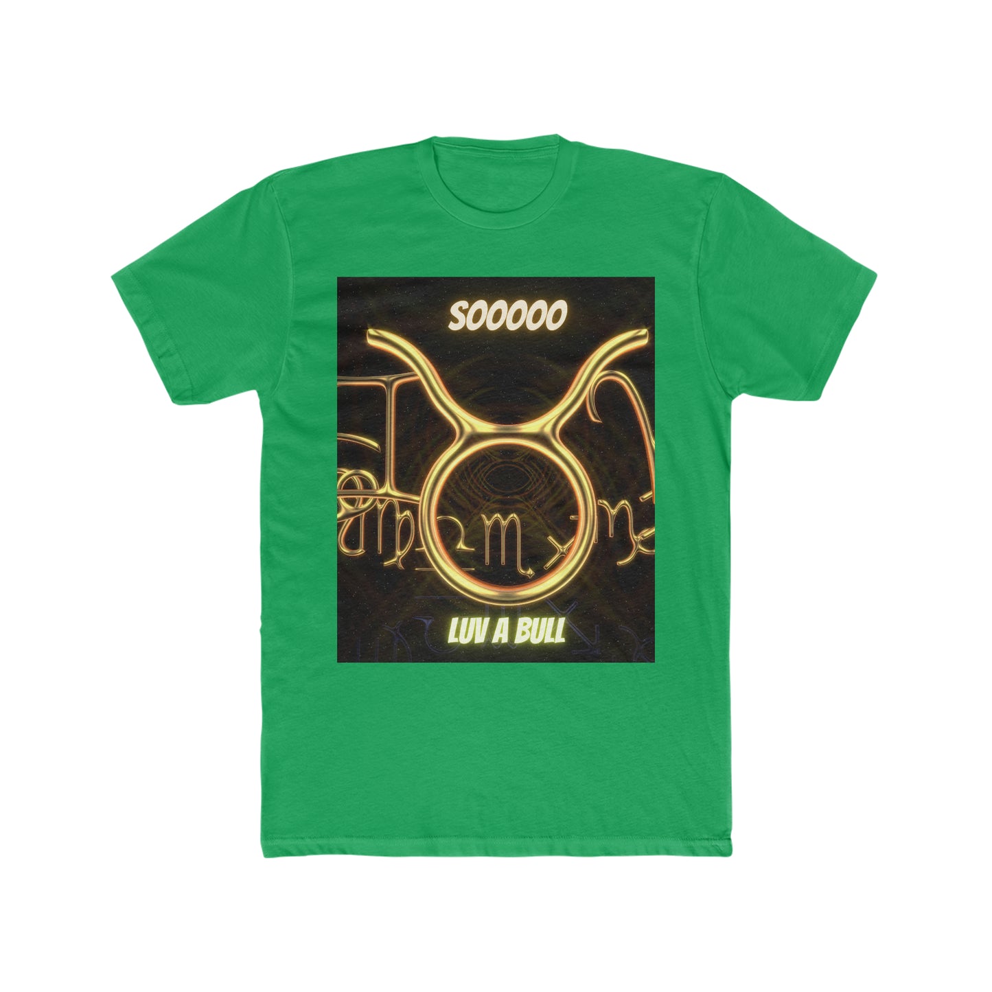 Men's Cotton Crew Tee______ Taurus_Luvabulls