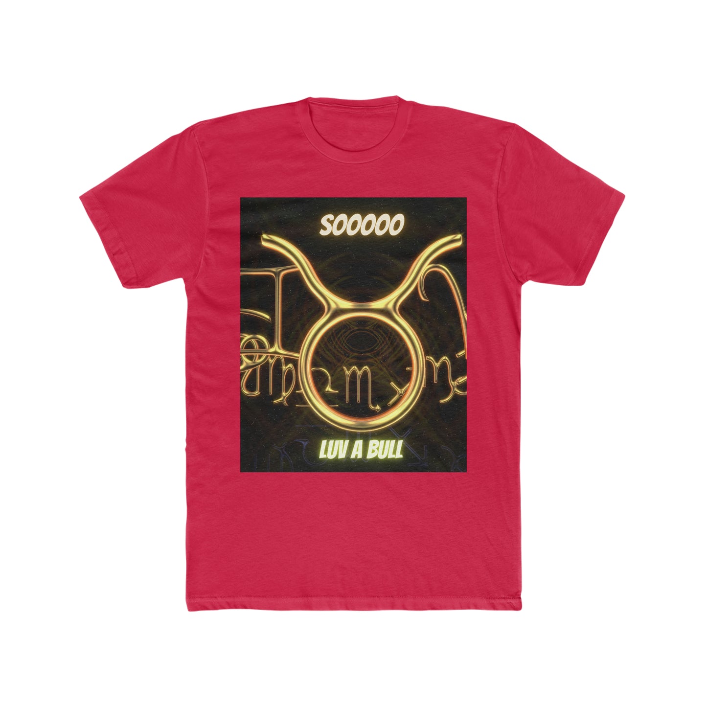 Men's Cotton Crew Tee______ Taurus_Luvabulls
