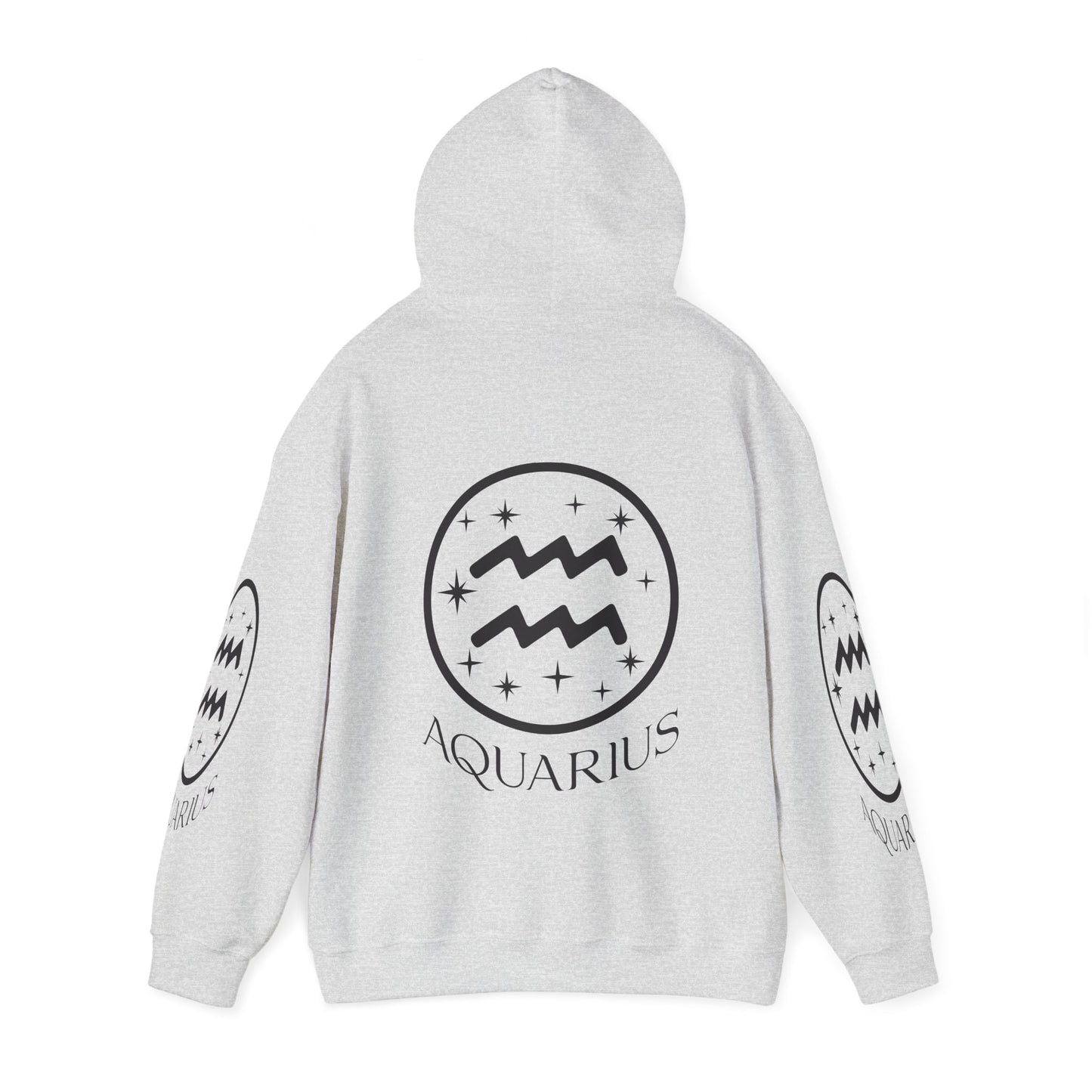 Aquarius Unisex Hooded Sweatshirt_Gildan 18500