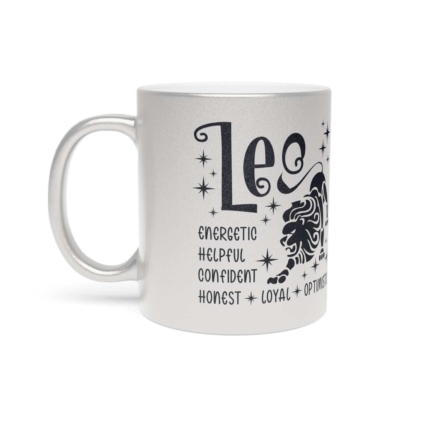 Leo Metallic Mug (Silver/Gold)