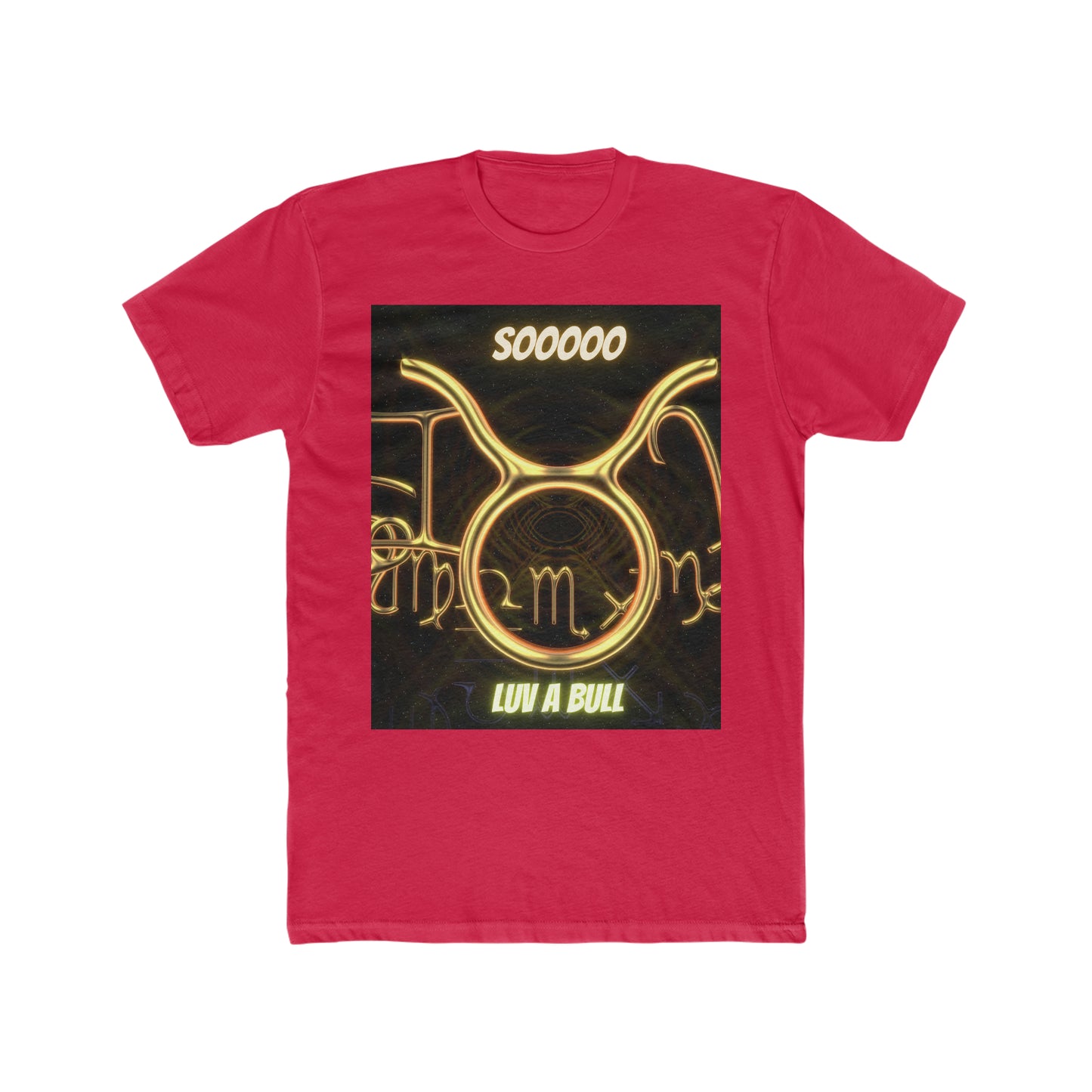 Men's Cotton Crew Tee___Taurus Nation