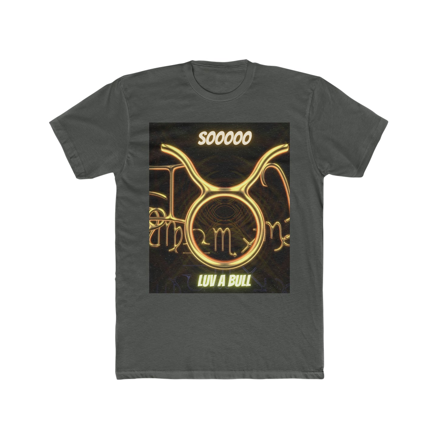 Men's Cotton Crew Tee___Taurus Nation